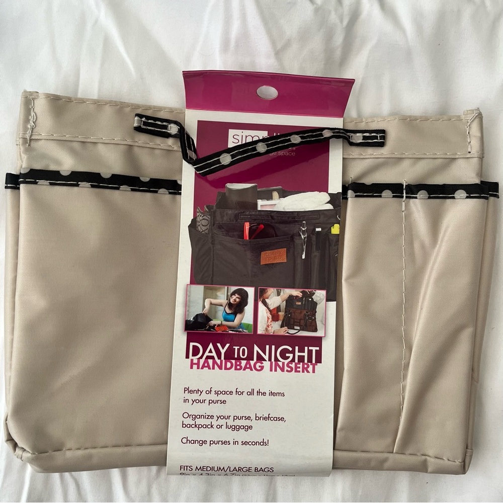💰 4 for $10 Simplicity Beige Handbag Insert